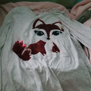 A shirt with a fox
